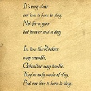 LOV121OurLoveisHereToStay